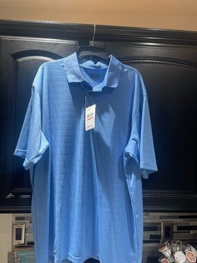 Gander Mountain Guide Series Gray Polo Shirt 2XL Short Sleeve Outdoor Golf